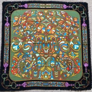 Authentic Hermès scarf Folklore CSPM